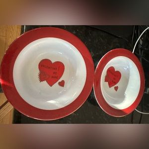 Pottery barn kids valentine bowls
